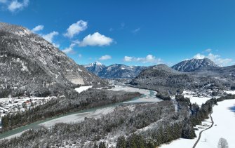 Winterlicher Lech bei Weißenbach - Rieden | © TVB Naturparkregion Reutte