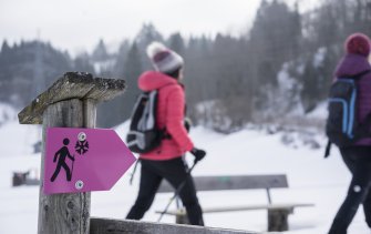 Winterwandern in der Naturparkregion Reutte | © Peter Neusser, Tirol Werbung